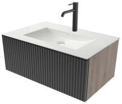 Тумба под раковину ZOV Кито Флавио K60FL 59x43 подвесная, лиони PET