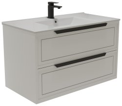 Тумба под раковину ZOV Севилья S90W 89x45 подвесная, белый мат