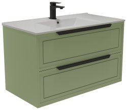Тумба под раковину ZOV Севилья S90F 89x45 подвесная, фисташковый