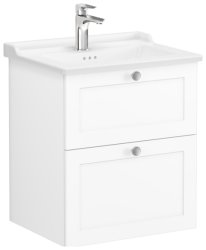Тумба с раковиной VitrA Root Classic 68848 56x45 подвесная, матовый белый