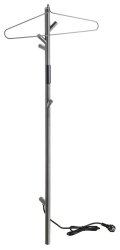 Полотенцесушитель электрический BEMETA 704155015 10,3x118, графит