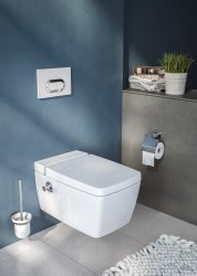 Кнопка смыва для инсталляции VitrA Loop O 740-0500, глянцевый белый