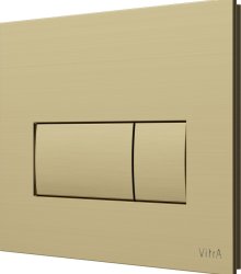 Кнопка смыва для инсталляции VitrA Root Square 740-2325, брашированное золото