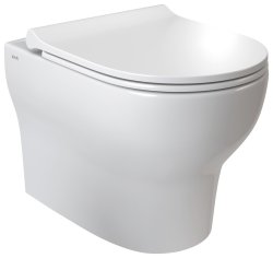 Комплект унитаза с инсталляцией VitrA Zentrum 9879B003-7200: подвесной унитаз, сиденье, кнопка смыва