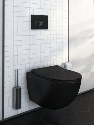 Кнопка смыва для инсталляции VitrA Sirius 740-0411, матовый черный