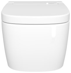 Подвесной электронный унитаз-биде VitrA V-care 5674B003-6193, белый с сиденьем