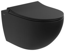 Подвесной унитаз VitrA Sento 7748B083-0101, черный матовый