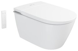 Подвесной электронный унитаз-биде VitrA V-care 7777B403-6388, белый с сиденьем