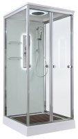Душевая кабина AvaCan V2010LED 100x100 с гидромассажем