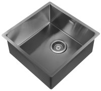 Кухонная мойка ABBER Wasser kreis AF2195GM 44x44 стальная, оружейная сталь