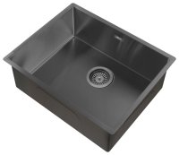 Кухонная мойка ABBER Wasser kreis AF2196GM 54x44 стальная, оружейная сталь