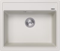 Кухонная мойка ABBER Quarz AQ2902W 60x51 из кварцевого композита, белый