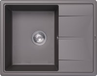 Кухонная мойка ABBER Quarz AQ2903G 65x51 из кварцевого композита, серый