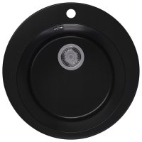 Кухонная мойка Dr. Gans Гала 25.010.B0510.411 51x51 из искусственного камня, графит