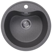 Кухонная мойка Dr. Gans Дора 25.015.B0435.409 44x44 из искусственного камня, базальт