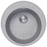 Кухонная мойка Dr. Gans Пион 25.130.B0480.408 48x48 из искусственного камня, серый