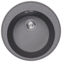 Кухонная мойка Dr. Gans Пион 25.130.B0480.409 48x48 из искусственного камня, базальт