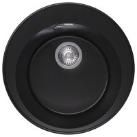 Кухонная мойка Dr. Gans Пион 25.130.B0480.411 48x48 из искусственного камня, графит