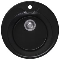 Кухонная мойка Dr. Gans Ротанг 29.010.B0500.411 50x50 из искусственного камня, графит