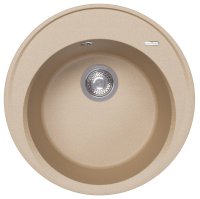 Кухонная мойка Florentina Лацио 17.010.B0510.104 51x51 из кварцевого композита, бежевый