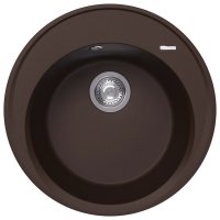 Кухонная мойка Florentina Лацио 17.010.B0510.206 51x51 из кварцевого композита, брауни
