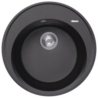 Кухонная мойка Florentina Лацио 17.010.B0510.302 51x51 из кварцевого композита, антрацит