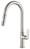 Смеситель для кухни AQG Alpha 05SOA510NI, зачищенный никель