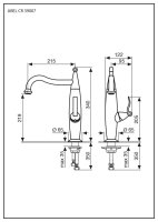 Смеситель для кухни Emmevi Abel 39007/OR, золото