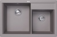 Кухонная мойка Florentina Касси 20.230.E0780.305 78x51 из кварцевого композита, грей