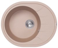 Кухонная мойка Florentina Родос 20.245.B0620.107 62x50 из кварцевого композита, песочный