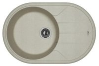 Кухонная мойка Florentina Лацио 20.295.C0780.305 78x51 из кварцевого композита, грей