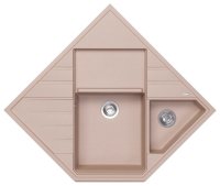 Кухонная мойка Florentina Бомбей 20.375.J0900.107 90x90 из кварцевого композита, песочный