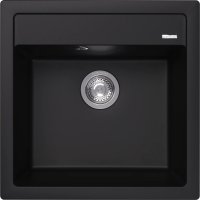 Кухонная мойка Florentina Липси 20.450.C0510.208 51x51 из кварцевого композита, нуар