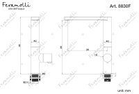 Смеситель для кухни Feramolli Dante ORS8830S, медь