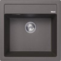 Кухонная мойка Florentina Эстель 20.515.C0510.307 51x51 из кварцевого композита, серый шёлк