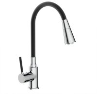 Смеситель для кухни FRAP H44 F4044 с гибким изливом, хром