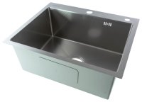 Кухонная мойка Fmark FSC5545L 55x45 стальная, сатин