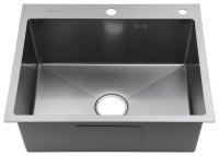 Кухонная мойка Fmark FSC7550L 75x50 стальная, сатин