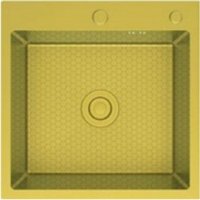 Кухонная мойка FRAP FS5050-3 50x50 стальная, золотой сатин