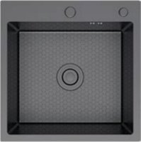Кухонная мойка FRAP FS5050-9 50x50 стальная, оружейная сталь