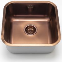 Кухонная мойка Grandex Aqua Select 44 2003332 45x45 стальная, медь