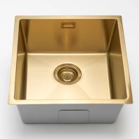 Кухонная мойка Grandex Aqua Proline 44 3034131 44x44 стальная, золото