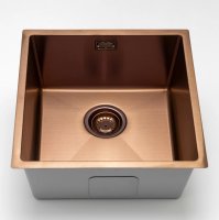 Кухонная мойка Grandex Aqua Proline 44 3034132 44x44 стальная, медь