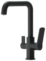 Смеситель для кухни FRAP H61/h62 F4362 с подключением фильтра, черный