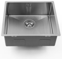 Кухонная мойка Grandex Aqua 504060 49x44 стальная, сатин