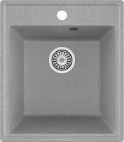 Кухонная мойка Maretti Китчен 425 KT425-GR 43x49 из искусственного камня, серый