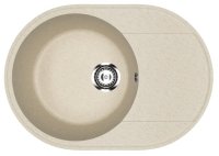 Кухонная мойка Maretti Kitchen 610 KT610-BE 61x47 из искусственного камня, бежевый