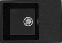 Кухонная мойка Practik PR-600 PR-M-600-004 60x42 из искусственного камня, черный
