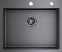 Кухонная мойка Raglo R701 R701.6050.09 60x50 стальная, графит