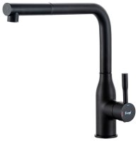 Смеситель для кухни FRAP F6096-6 с выдвижным изливом, черный